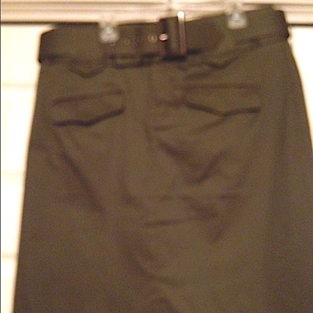 Adrienne Vittadini - Dark green miniskirt